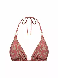 BEACHLIFE | Bikinioberteil Rouge Graphics da donna | Rosso scuro
