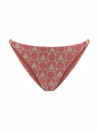 BEACHLIFE | Damen Bikinihose Rouge Graphics | Rosso scuro