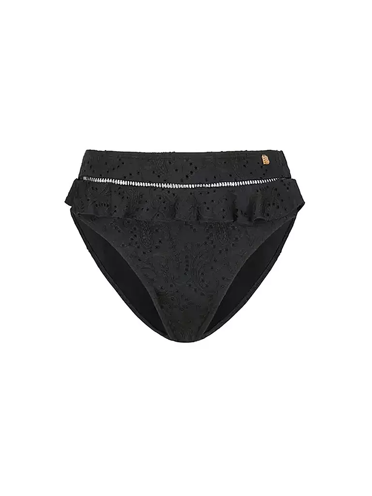 BEACHLIFE | Slip bikini da donna Black Embroidery | Nero