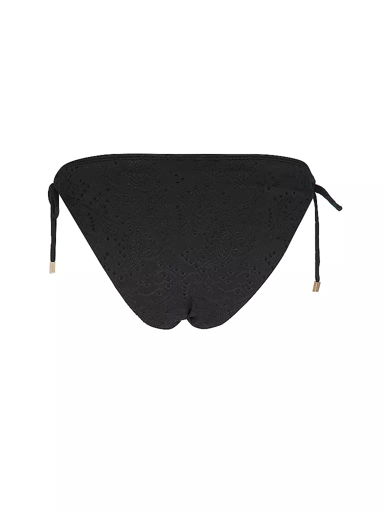 BEACHLIFE | Slip bikini da donna Black Embroidery | Nero
