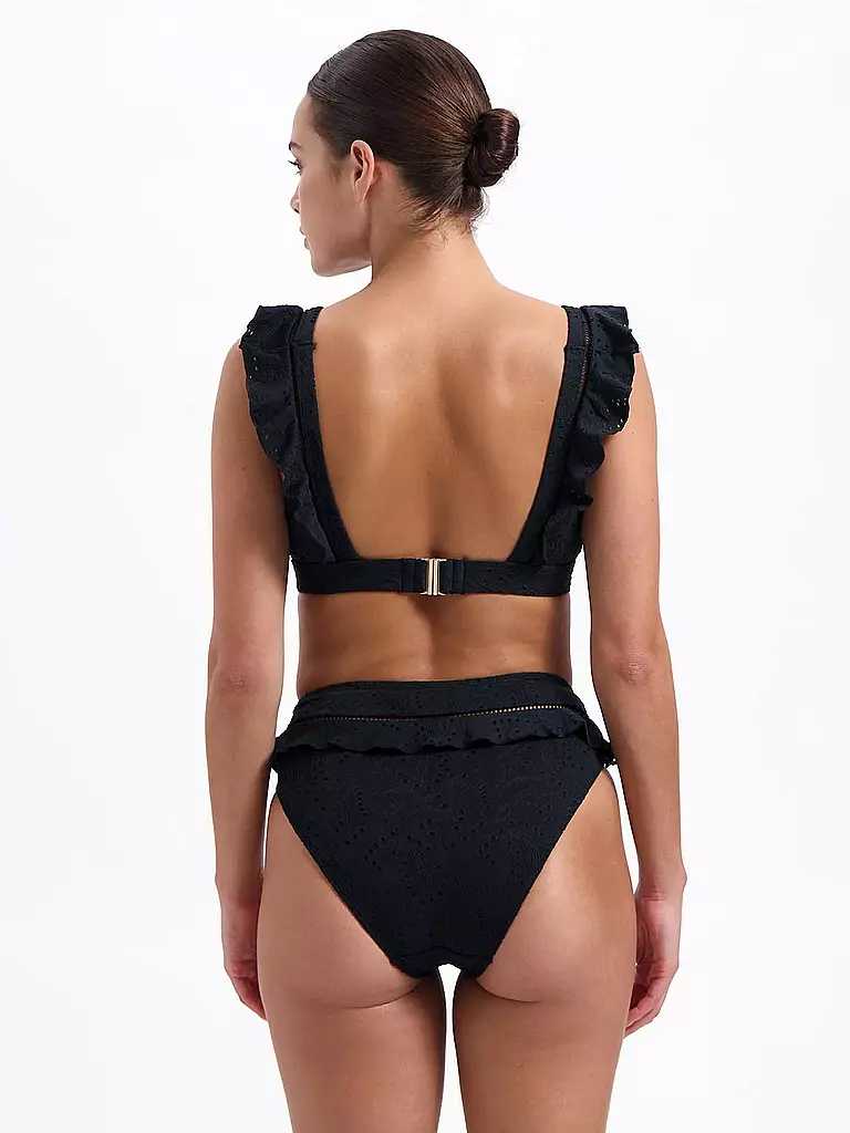 BEACHLIFE | Slip bikini da donna Black Embroidery |