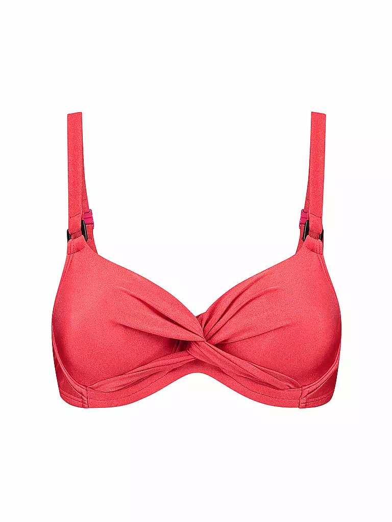 BEACHLIFE | Top bikini da donna Red Shine | Rosso