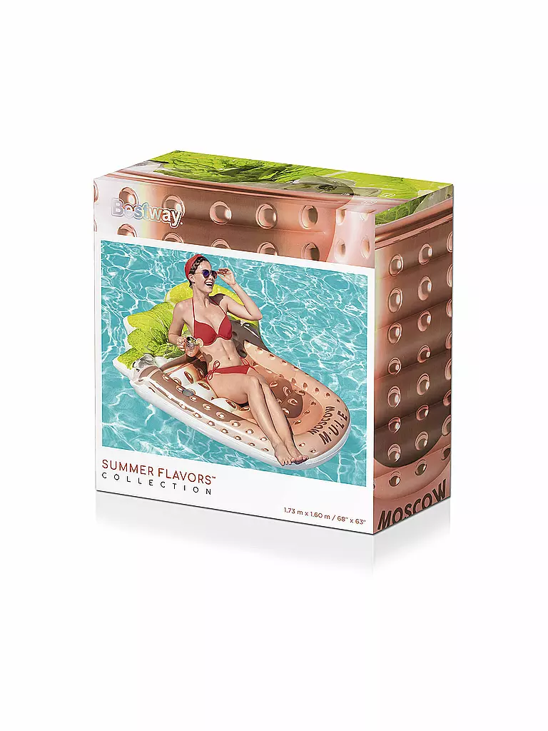 BESTWAY | Aufblasbare Moscow Mule 162 x 151 x 26 cm | Rame