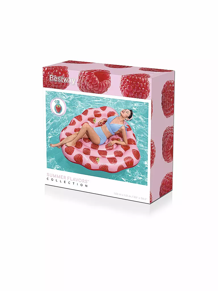 BESTWAY | Duftende aufblasbare Schwimminsel | Rosso