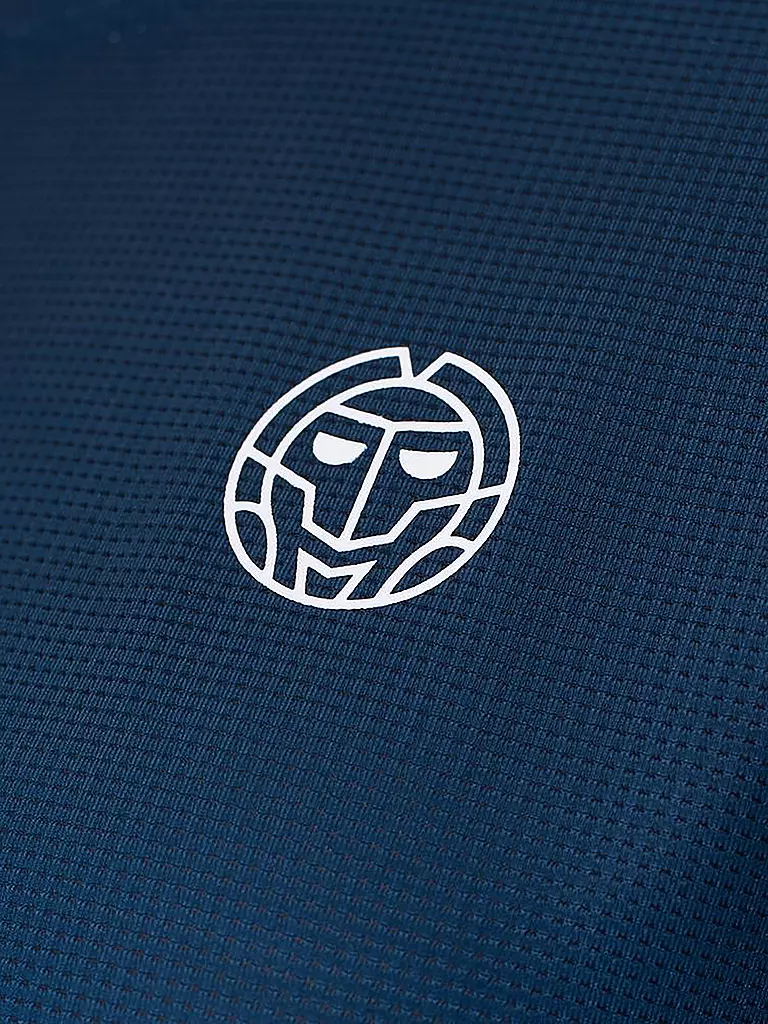 BIDI BADU | Damen Tennisshirt Beach Spirit Capsleeve | Blu scuro