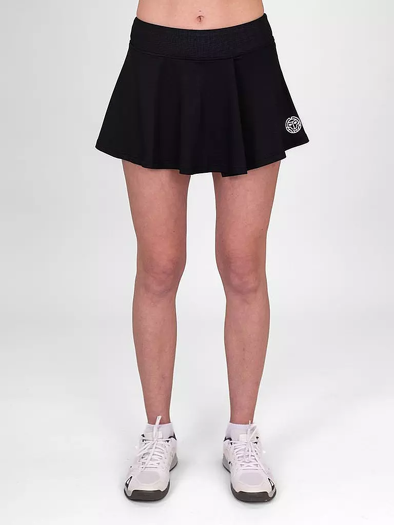 BIDI BADU | Damen Tennisskort Crew Wavy | Nero