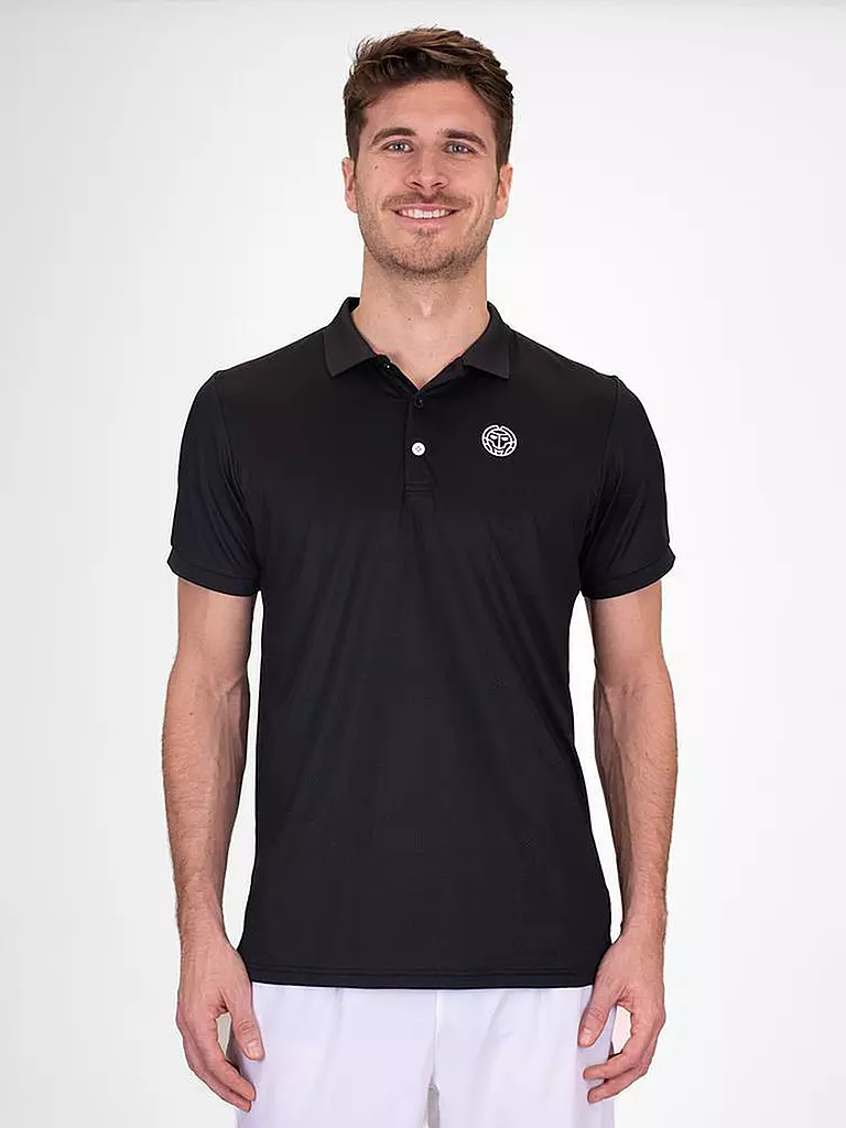 BIDI BADU | Herren Tennispolo Crew | Nero
