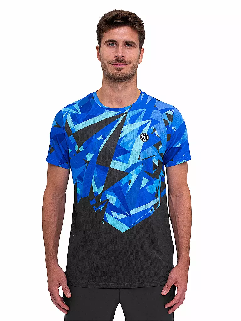 BIDI BADU | Herren Tennisshirt Spike | Blu