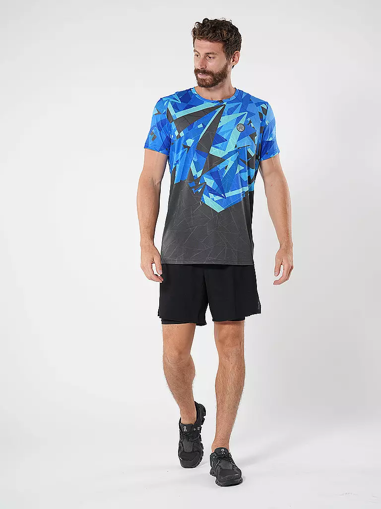 BIDI BADU | Herren Tennisshirt Spike | Blu