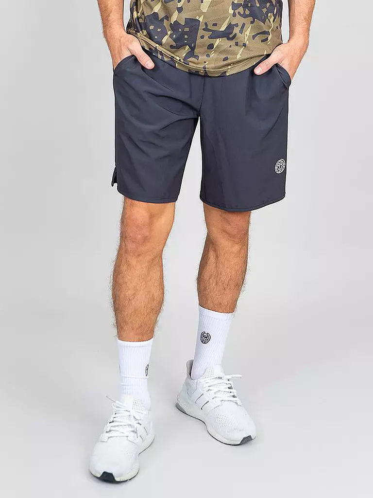 BIDI BADU | Herren Tennisshort Crew Pure Wild 9Inch | Grigio