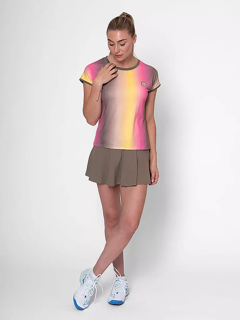 BIDI BADU | Maglietta da tennis da donna Crew | Multicolore