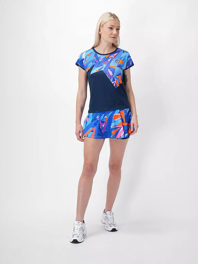 BIDI BADU | Maglietta da tennis da donna Spike | Blu scuro