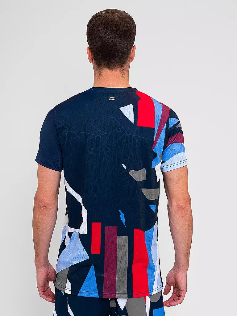 BIDI BADU | Maglietta da tennis da uomo New York | Blu scuro