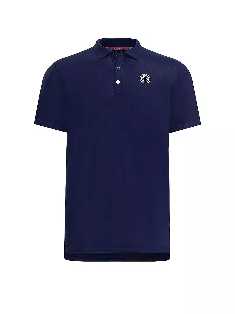 BIDI BADU | Polo da tennis da uomo Crew | Blu scuro