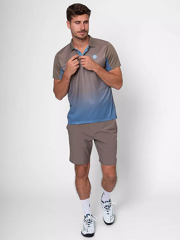 BIDI BADU | Polo da tennis da uomo Spectrum | Cammello