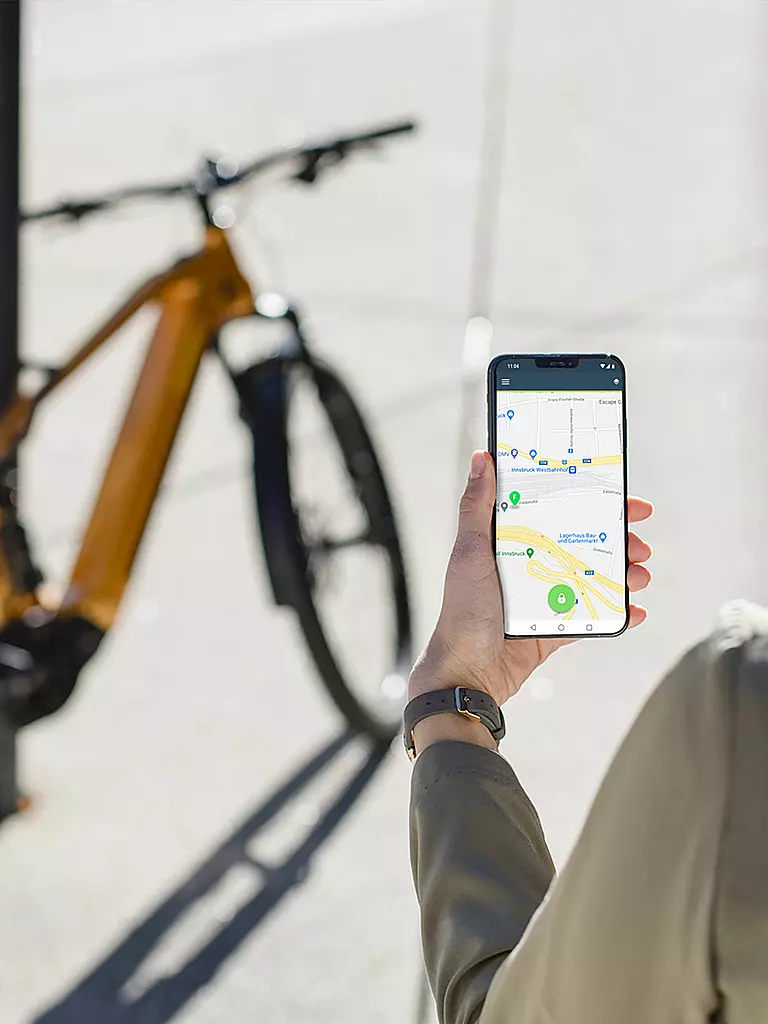 Bike Trax | GPS Tracker Yamaha für E-Bikes | Nero