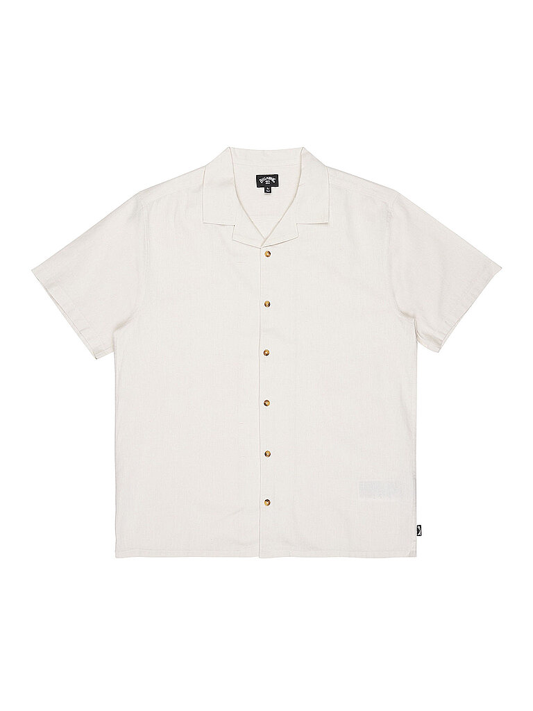 Camicia da spiaggia da uomo Vacay Linen crema L