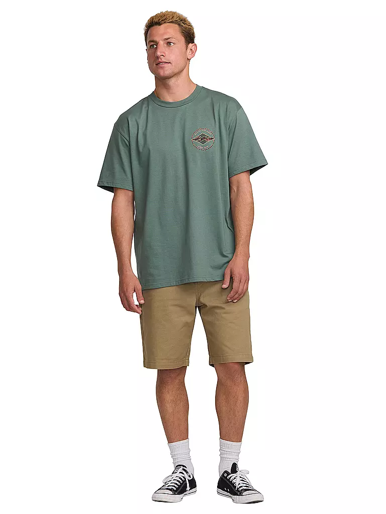 BILLABONG | Beachshirt da uomo Rotor Diamond | Verde scuro