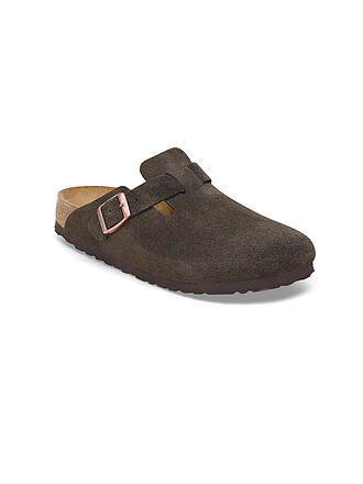 BIRKENSTOCK | Pantofole da uomo Boston Suede Regular/Wide