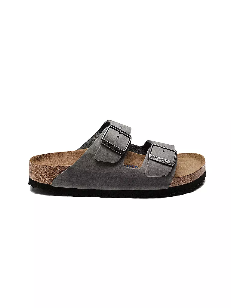 BIRKENSTOCK | Pantoletten da uomo Arizon Soft Footbed | Grigio