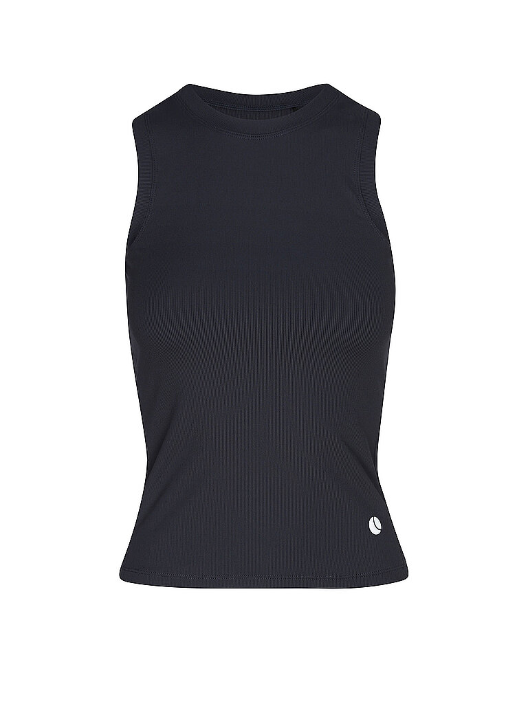 Canotta da tennis da donna Ace Pocket a coste blu XL