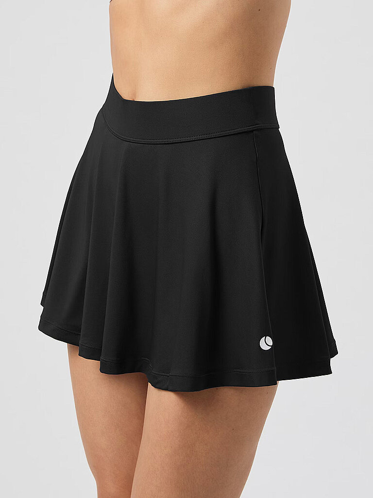 Tennis skirt da donna Ace Jersey nero L