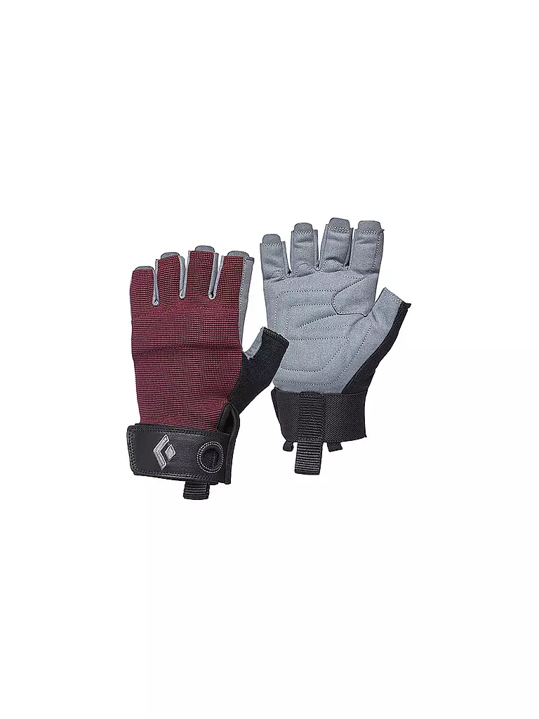 BLACK DIAMOND | Guanti da arrampicata da donna Crag Half-Finger | Rosso