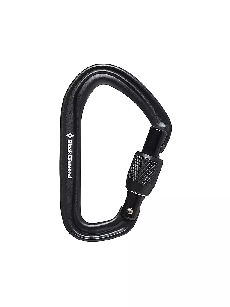 BLACK DIAMOND | Moschettone Hotforge Screwgate | Nero
