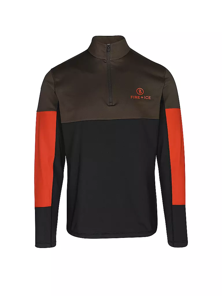 BOGNER FIRE+ICE | Herren Unterzieh Zipshirt Bogey | Grigio