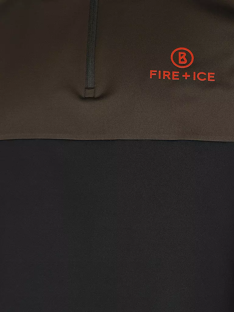BOGNER FIRE+ICE | Herren Unterzieh Zipshirt Bogey | Grigio