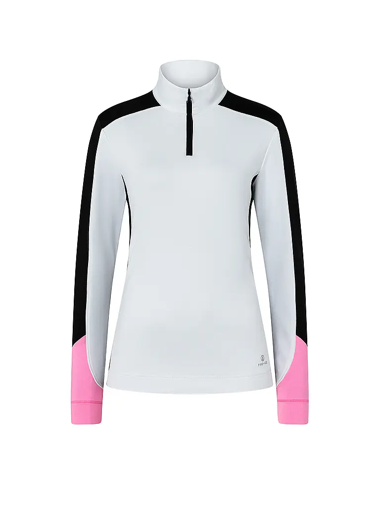 BOGNER FIRE+ICE | Zipshirt intimo da donna Mirna | Bianco