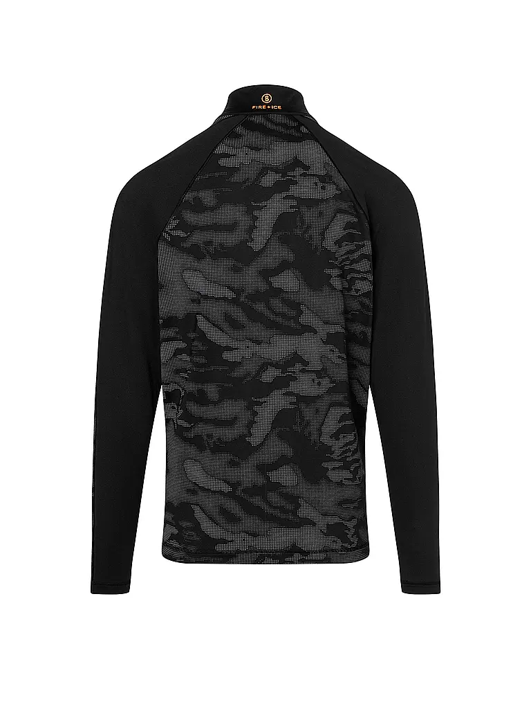 BOGNER FIRE+ICE | Zipshirt intimo da uomo Premo4 | Nero