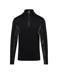 BOGNER | Zipshirt intimo da uomo Florian | Nero