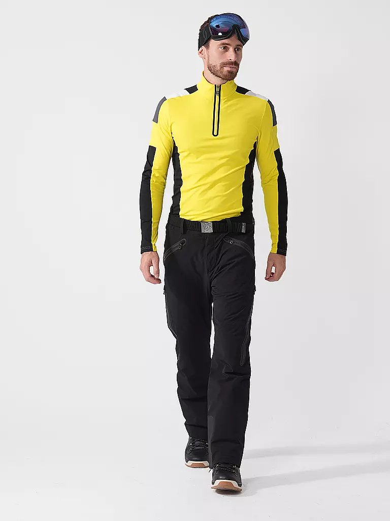 BOGNER | Zipshirt intimo da uomo Mica2 | Giallo