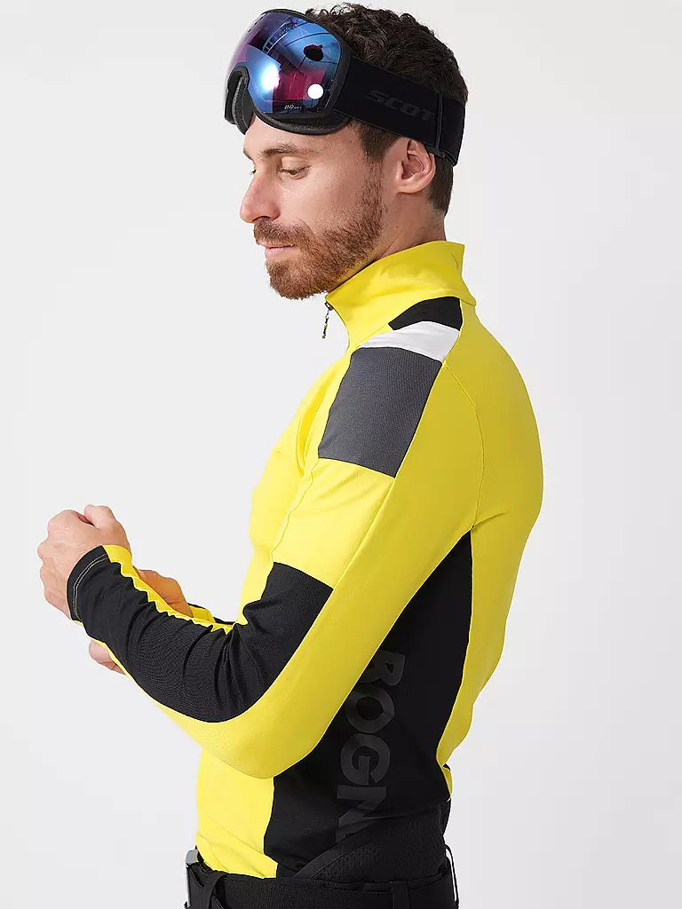 BOGNER | Zipshirt intimo da uomo Mica2 | Giallo