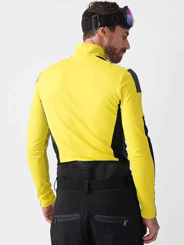 BOGNER | Zipshirt intimo da uomo Mica2 | Giallo