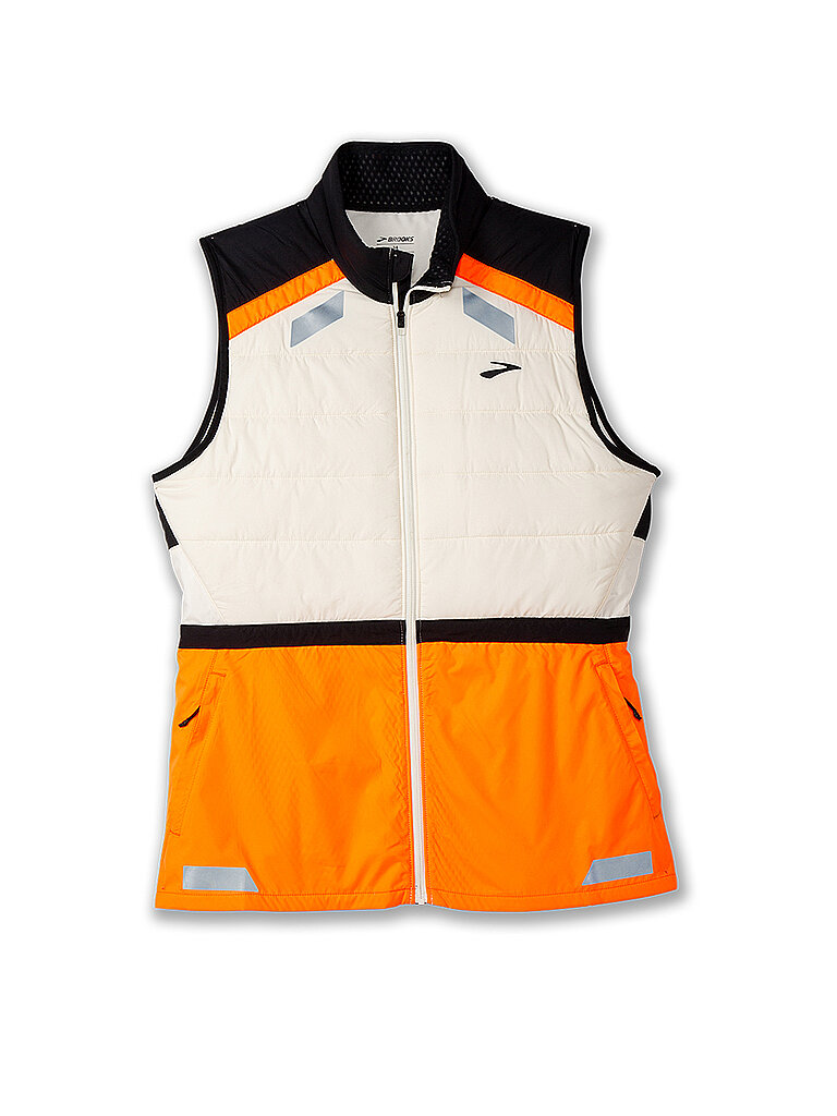 Gilet da running da donna Run Visible Insulated 2.0 bianco S