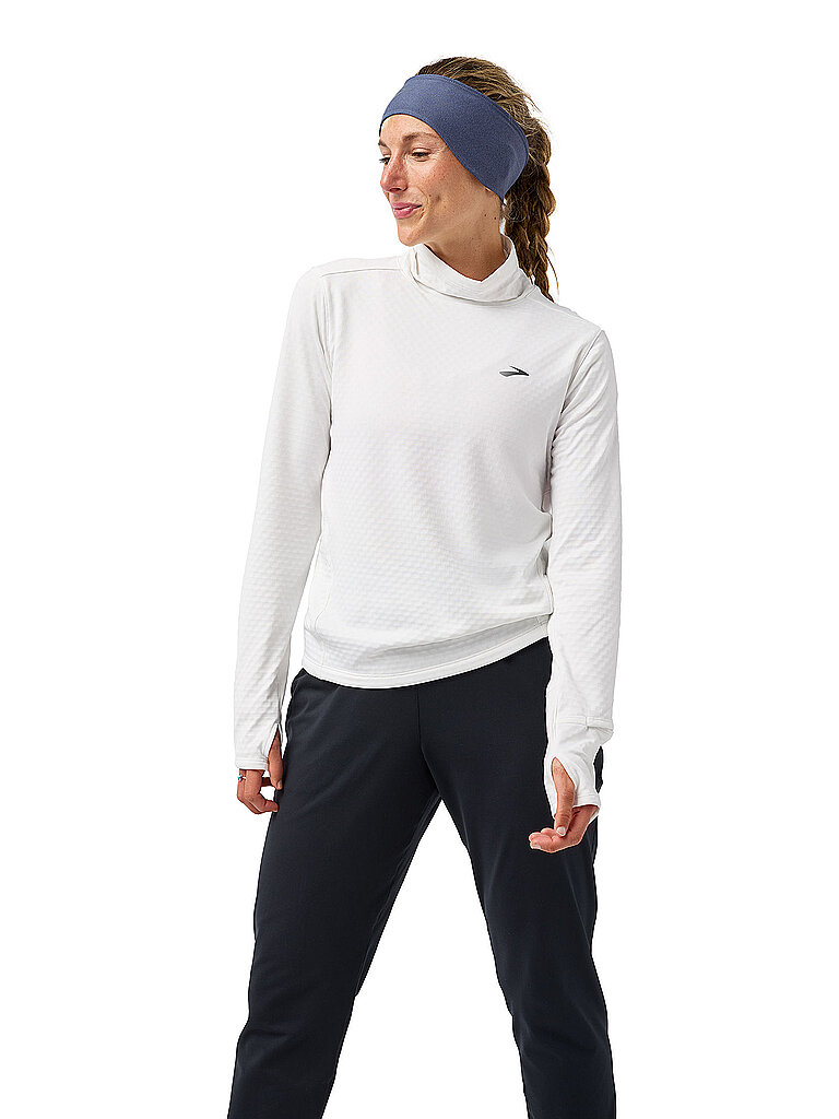 Maglia da running termica da donna Notch Thermal 3.0 bianco M