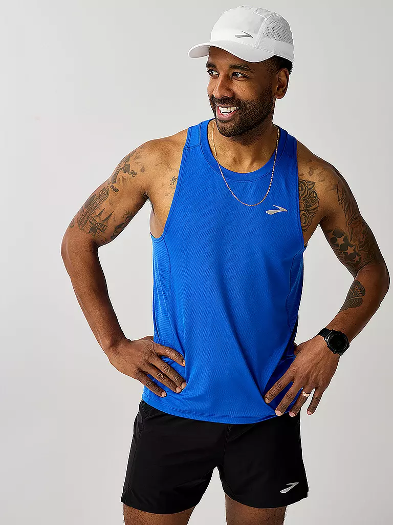 BROOKS | Canotta da running da uomo Atmosphere 3.0 | Blu