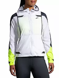 BROOKS | Damen Laufjacke Run Visible Convertible Jacket | Bianco