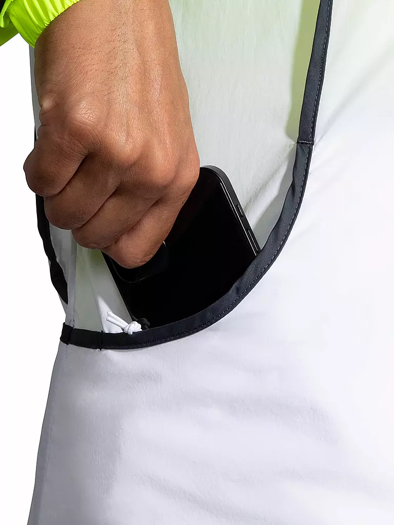 BROOKS | Damen Laufjacke Run Visible Convertible Jacket | Bianco