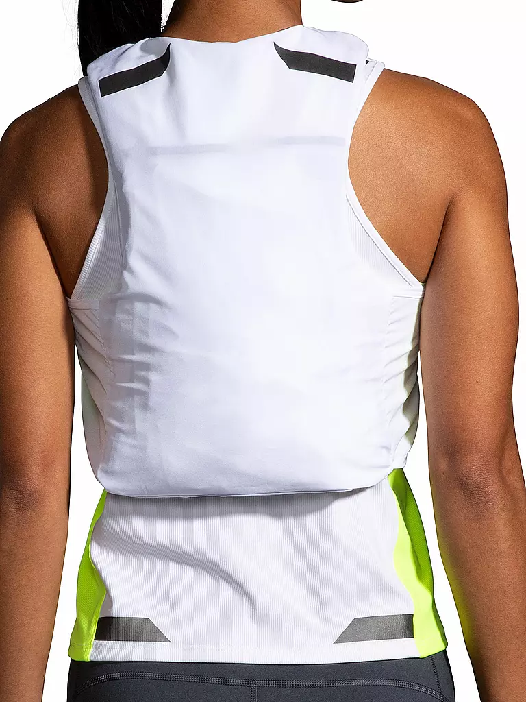 BROOKS | Damen Laufjacke Run Visible Convertible Jacket | Bianco