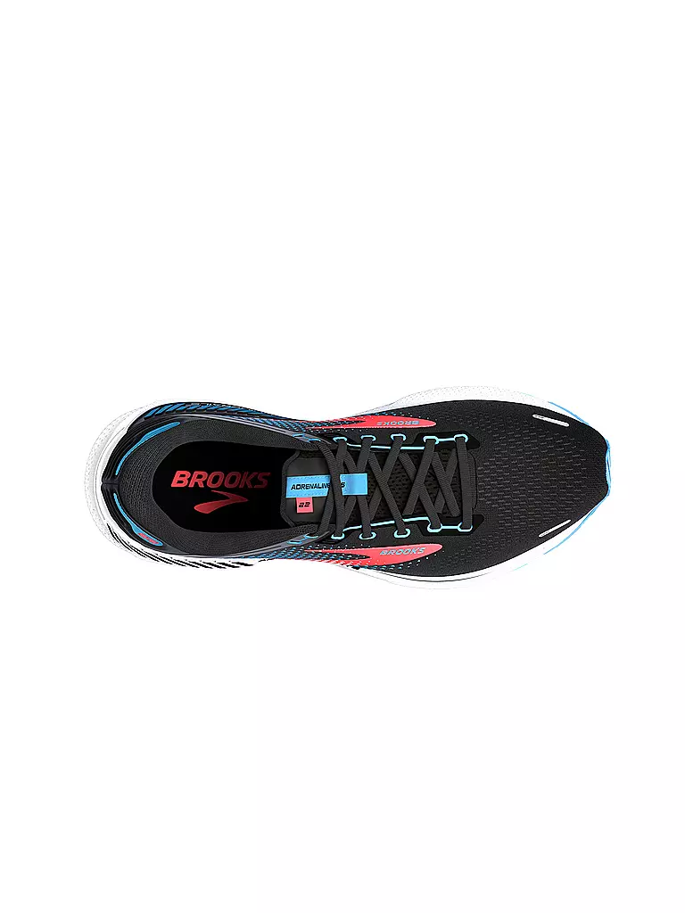 BROOKS | Damen Laufschuhe Adrenaline GTS 22 WS BLACK/LAKE BLUE/CORAL | Nero