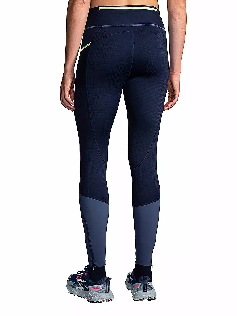 BROOKS | Damen Lauftight High Point | Blu scuro