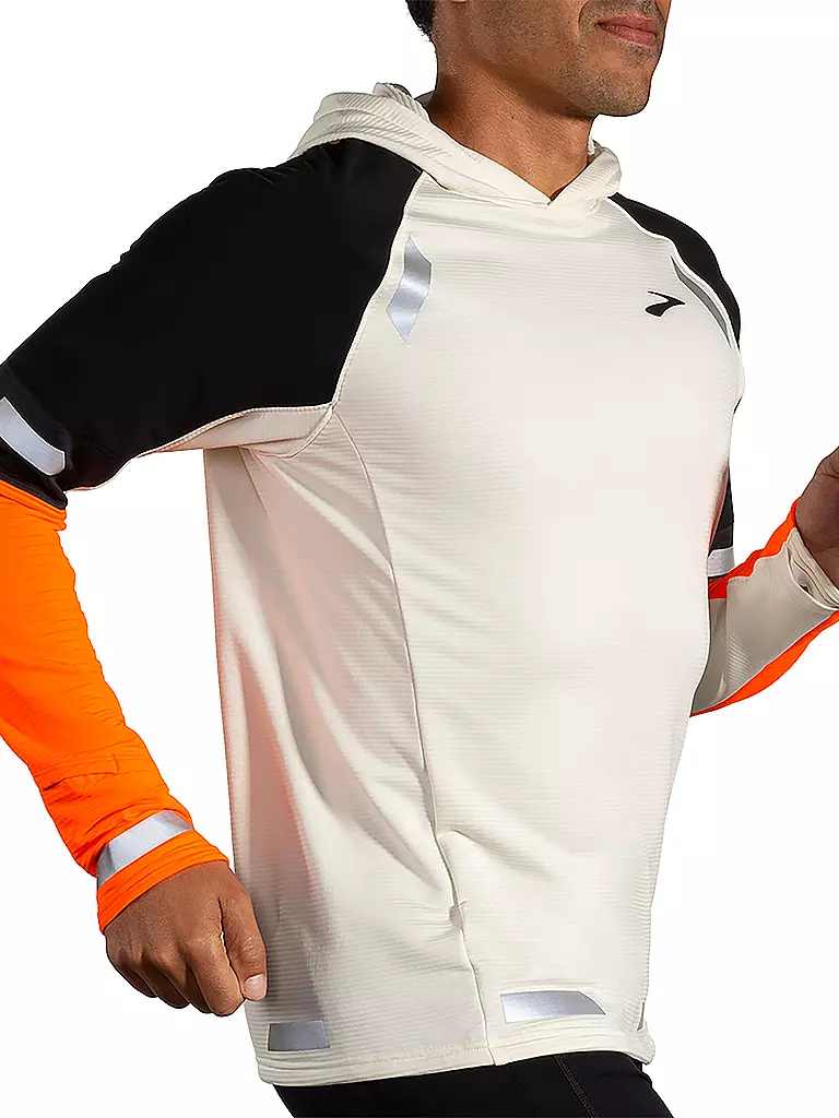 BROOKS | Felpa da running con cappuccio Run Visible Thermal 2.0 da uomo |