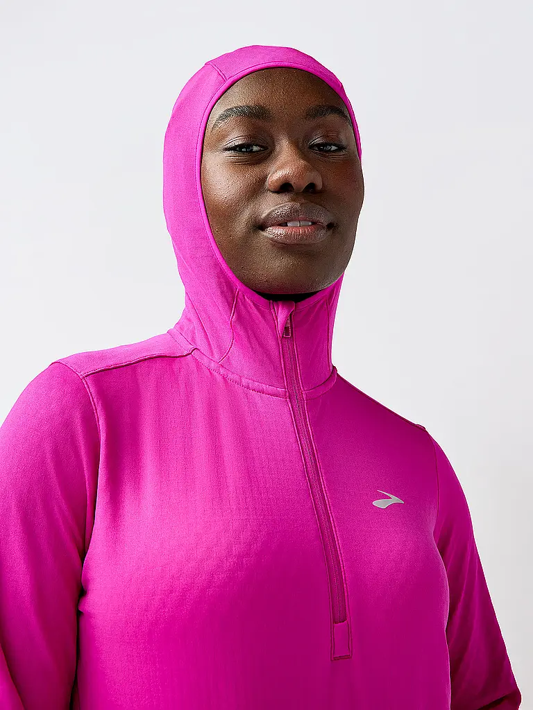 BROOKS | Felpa da running con cappuccio termica da donna Notch 3.0 |
