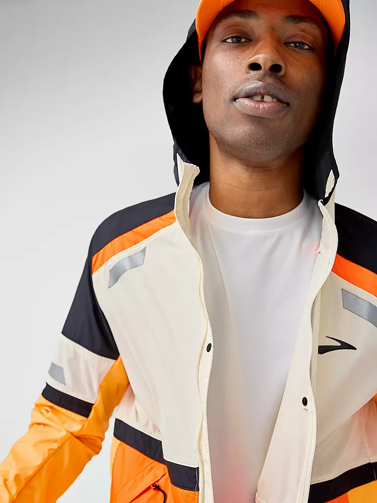 BROOKS | Giacca da running da uomo Run Visible 2.0 | Bianco