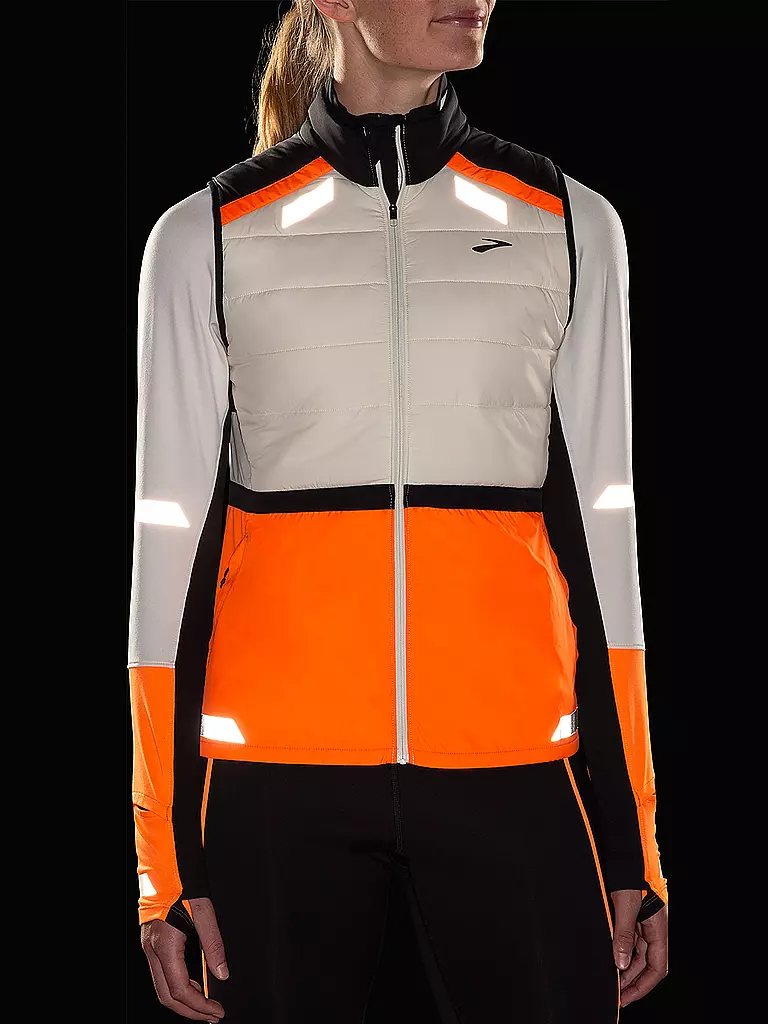 BROOKS | Gilet da running da donna Run Visible Insulated 2.0 | 