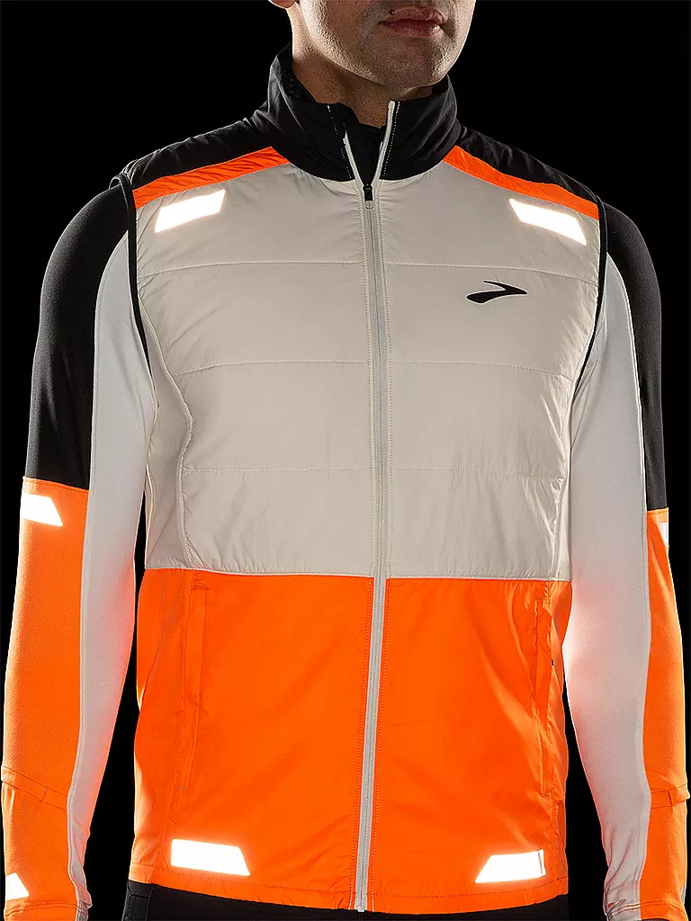 BROOKS | Gilet da running da uomo Run Visible Insulated 2.0 |