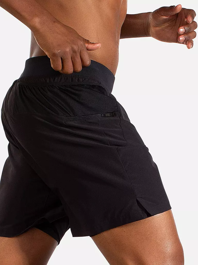 BROOKS | Herren 2in1 Laufshort Sherpa 7" | Nero